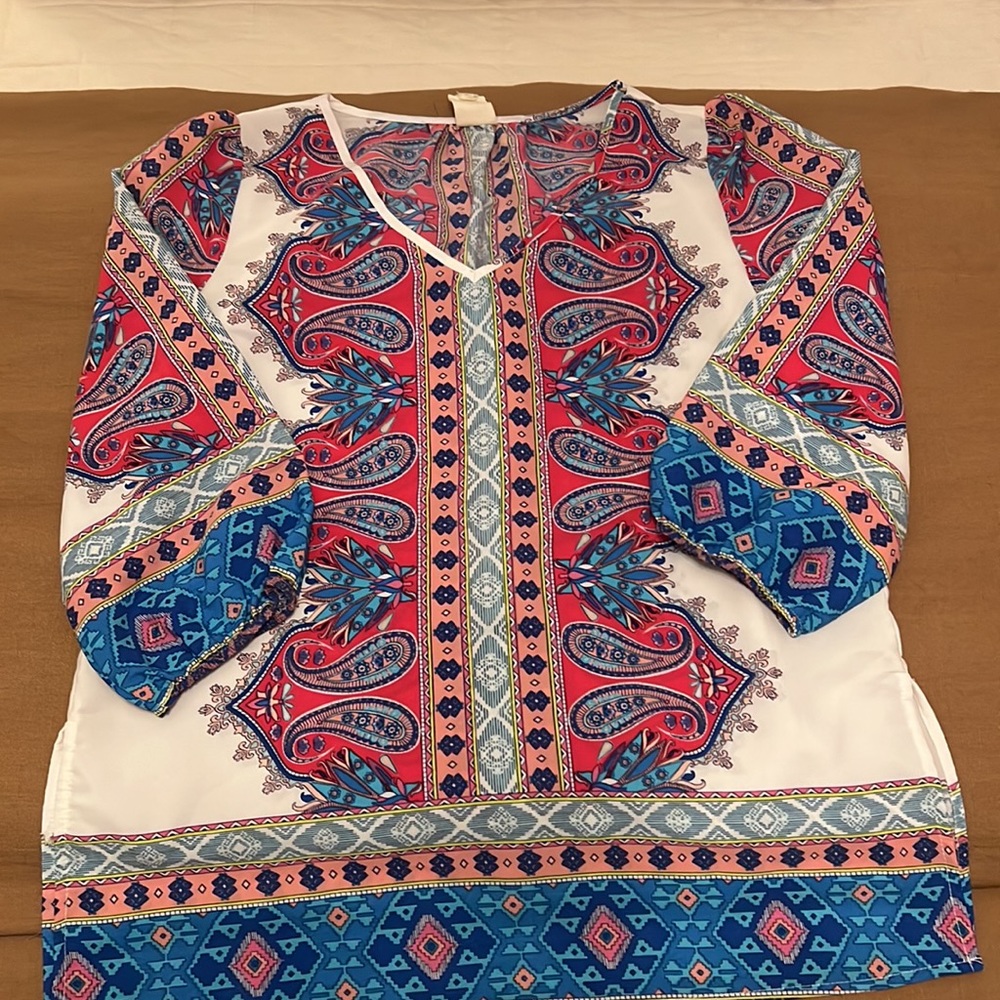 Boutique style blouse & short set